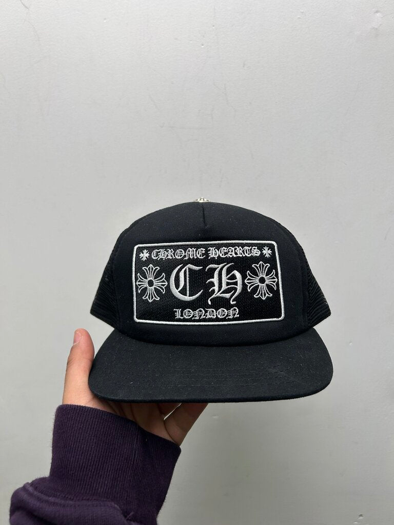 New Chrome Hearts Black London Ch Hat