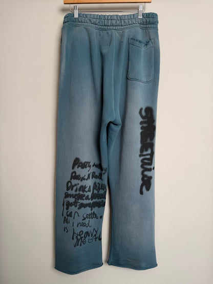 New Paly Holywood Teal/Yellow Sweats Sz. M