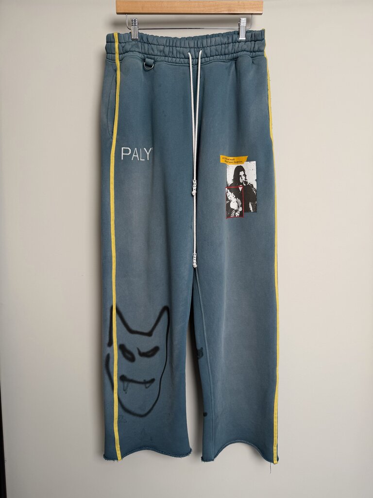 New Paly Holywood Teal/Yellow Sweats Sz. M