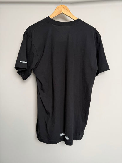 New Chrome Hearts Black Neck Logo Tee Sz. L