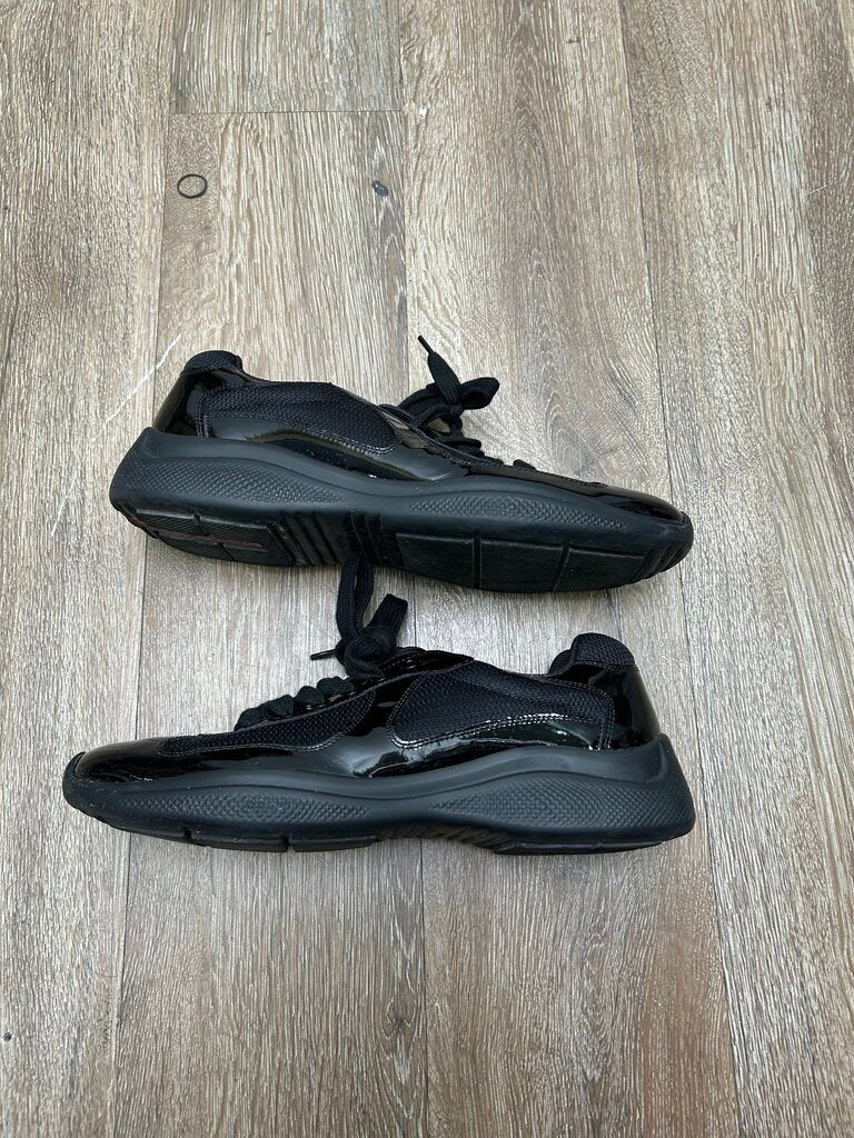 Preowned Prada Americas Cup Triple Black sz.7(8.5)