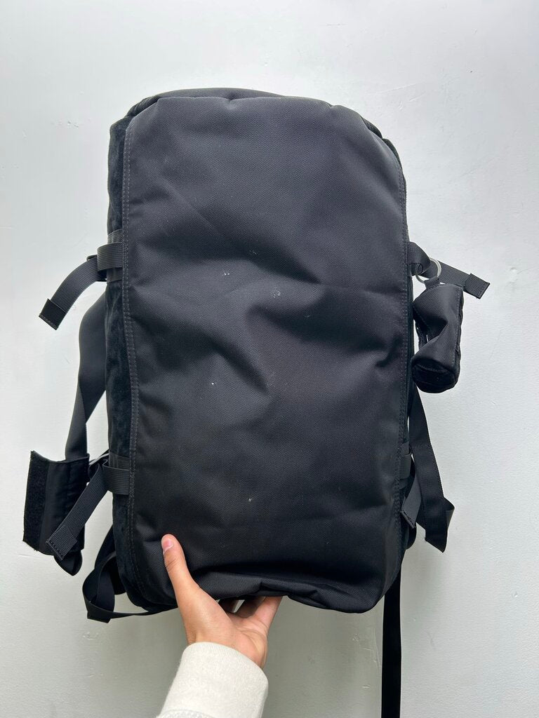 Preowned Supreme TNF Black Suede Duffle Bag