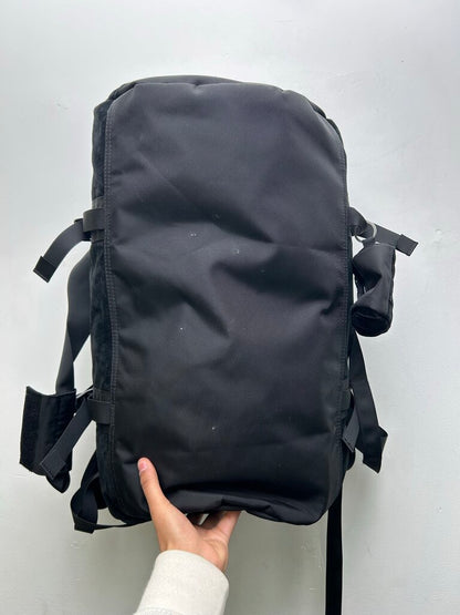 Preowned Supreme TNF Black Suede Duffle Bag