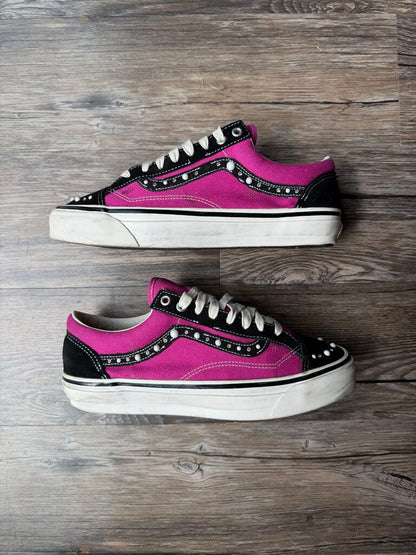 Preowned Vans Pearlized Pink Size 9.5