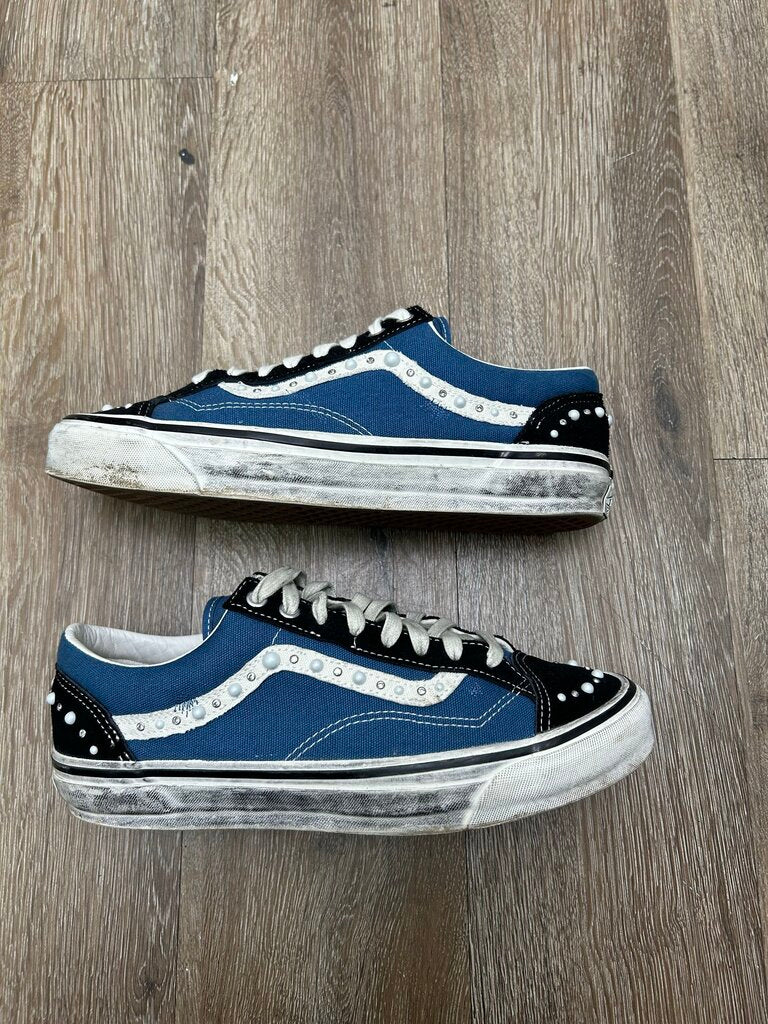 Preowned Vans Pealized Blue Navy Sz.10 (No Box)