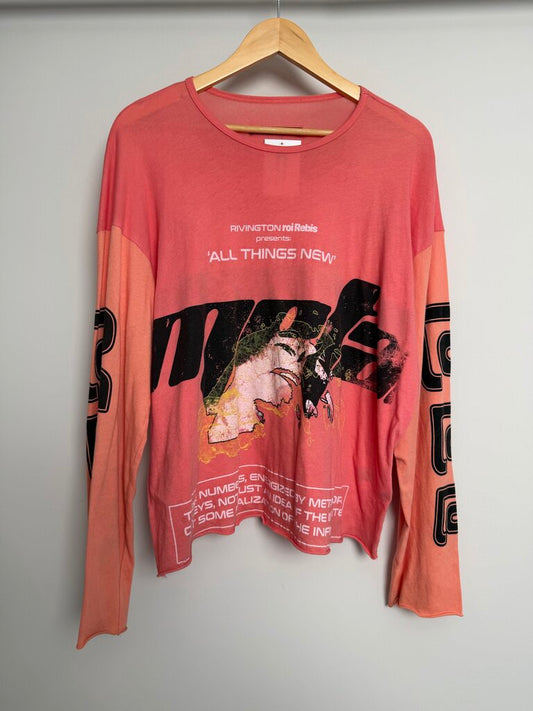 Pre-Owned Rivington Row Rebis Salmon Longsleeve Sz. M