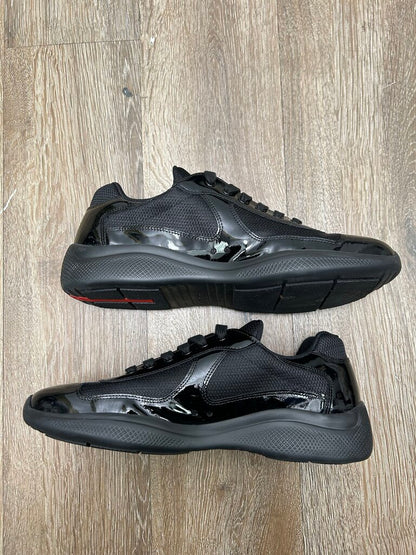Preowned Prada Americas Cups Black Size 9 (11M)