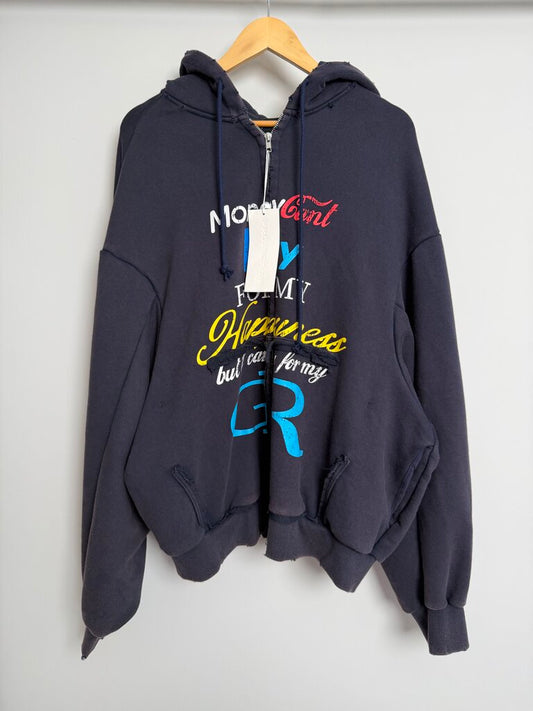 New Project G/R Multi Logo Zip Hoodie size 1(fits L/XL)