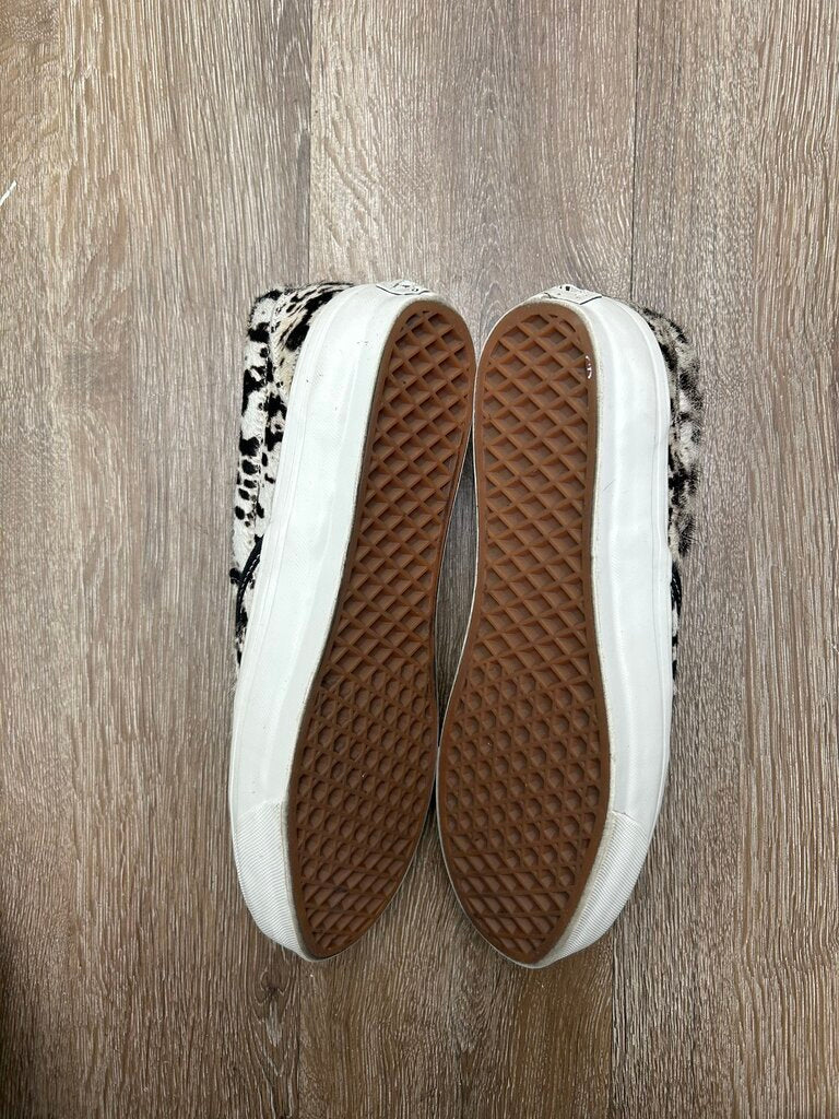 Preowned Vans Mohair Slip On Sz 9