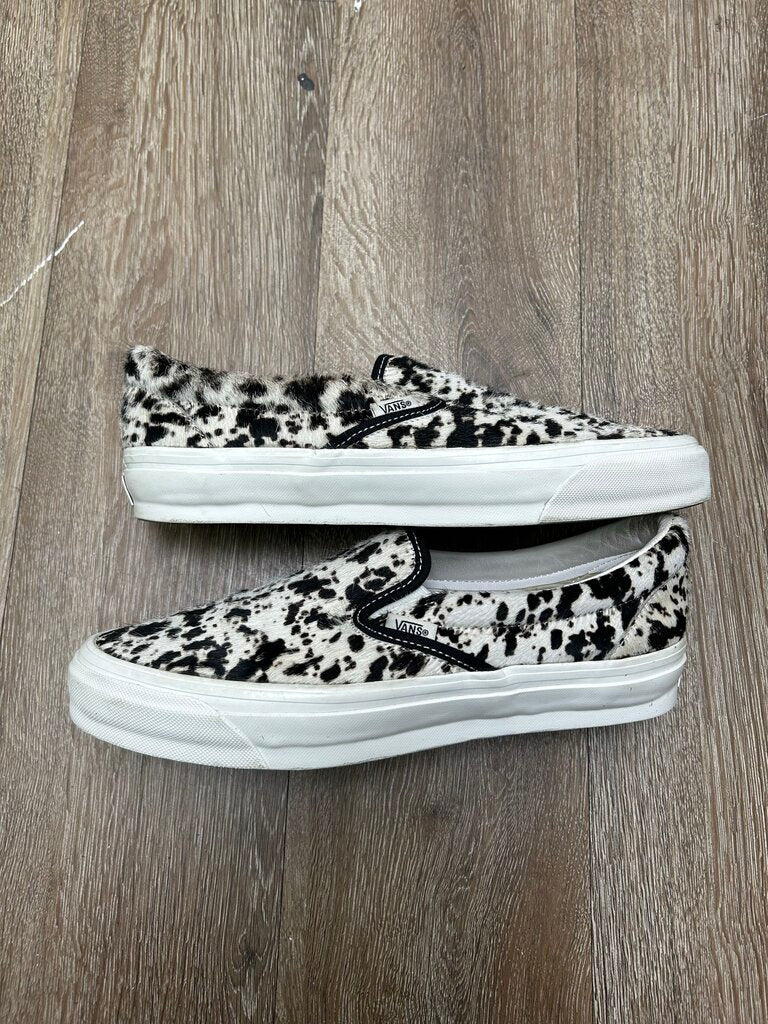 Preowned Vans Mohair Slip On Sz 9