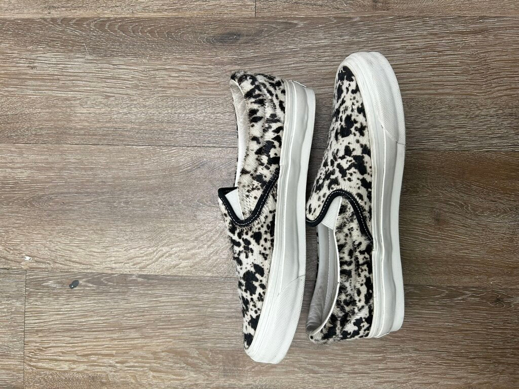 Preowned Vans Mohair Slip On Sz 9