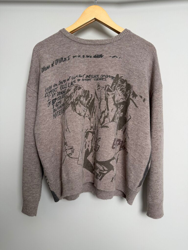 ERD The Drama Of Opium Sweater size XL