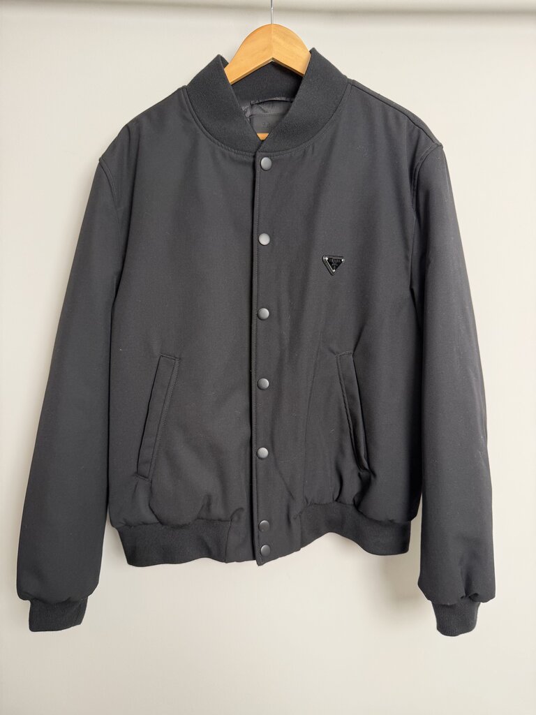 Prada Black Bomber Jacket size 54