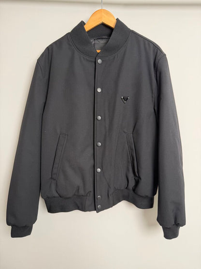 Prada Black Bomber Jacket size 54