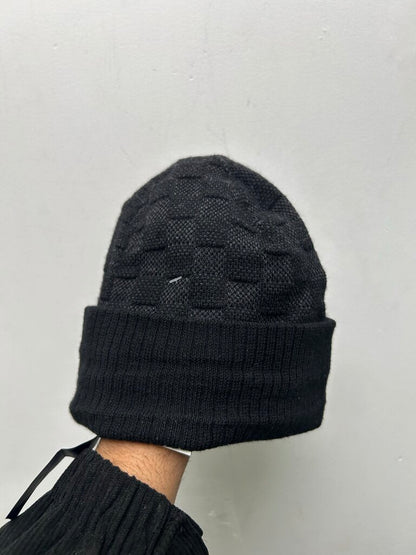 Preowned Louis Vuitton Black Neo Petit Damier Beanie