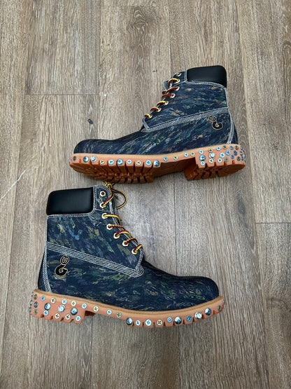 New Greedy Unit Camo Timberland Size 12 (11)