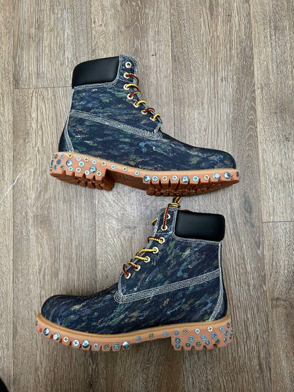 New Greedy Unit Camo Timberland Size 12 (11)