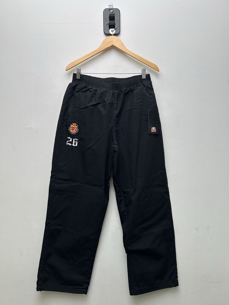 New Supreme Black Umbro Track Pants Sz.Medium