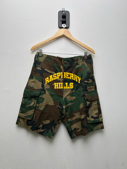 New Gv Gallery Camo Yellow Shorts Sz S