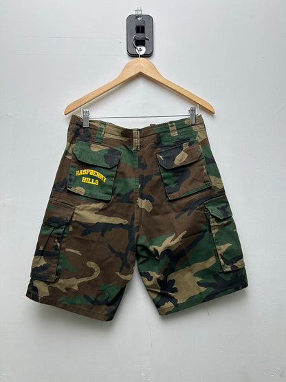 New Gv Gallery Camo Yellow Shorts Sz S