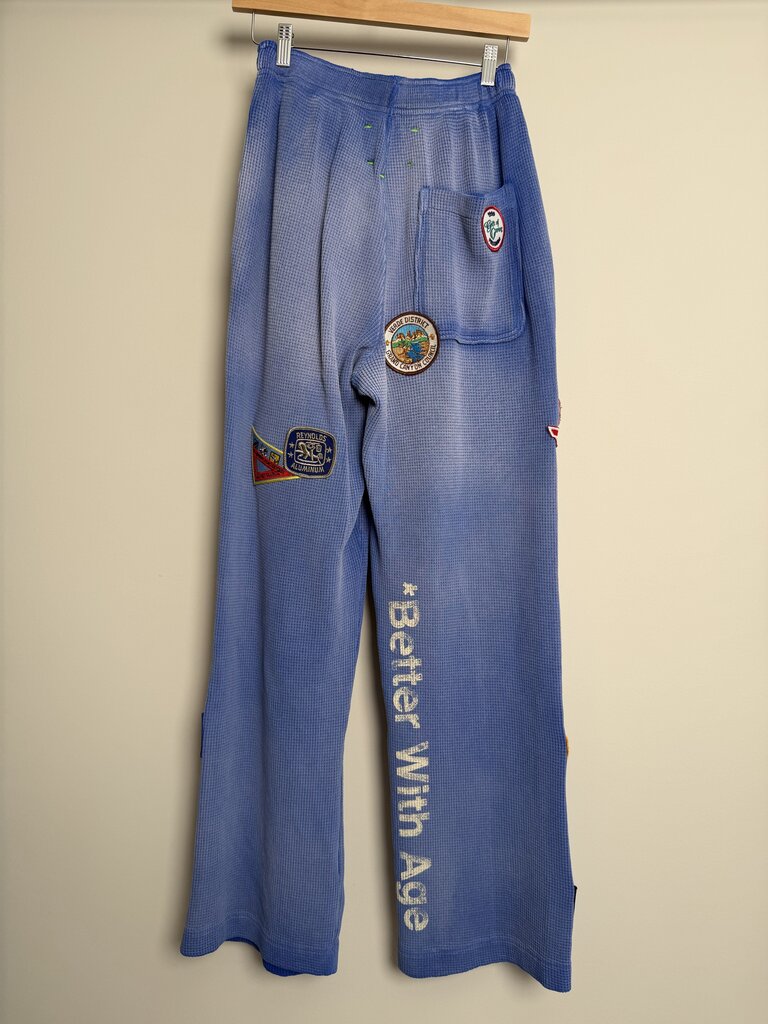 New Better With Age Blue Gentleman's Waffle Bottom's Sz. M