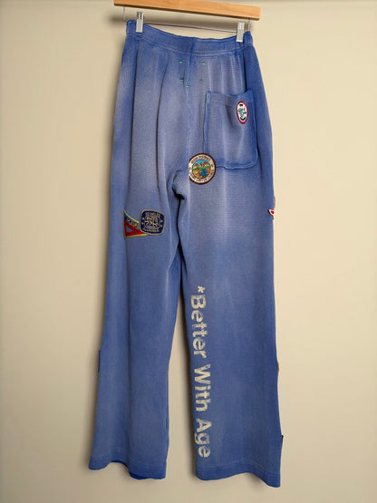New Better With Age Blue Gentleman's Waffle Bottom's Sz. M
