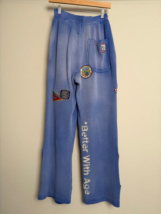 New Better With Age Blue Gentleman's Waffle Bottom's Sz. L