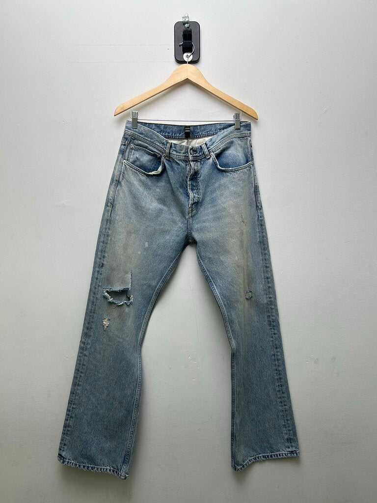 Preowned ERD Lightwash Distressed Slim Denim Sz.34