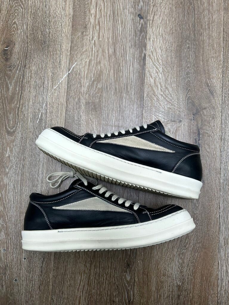 Preowned Rick Owen Vans Black Milk Sz 41 (No Box)