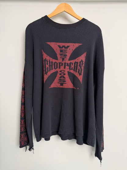 90s West Coast Choppers Jesse James Black Thermal size XL/2XL