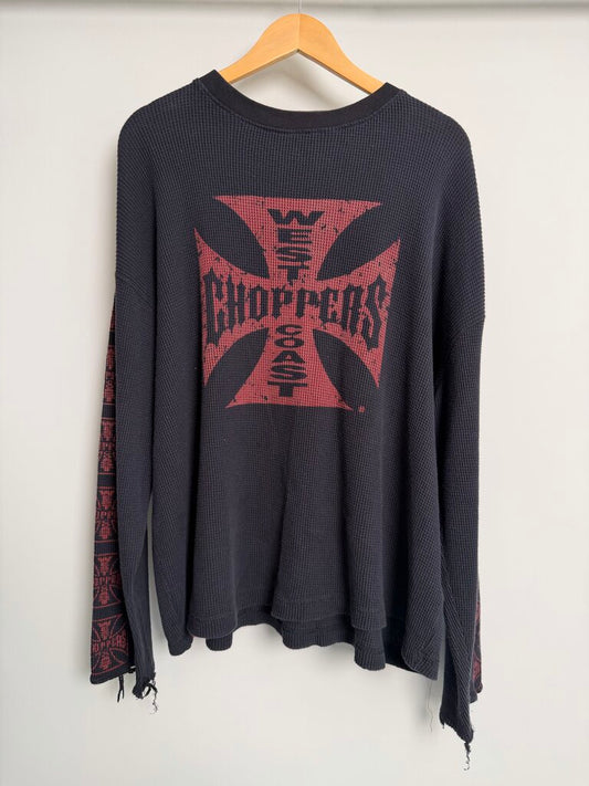 90s West Coast Choppers Jesse James Black Thermal size XL/2XL