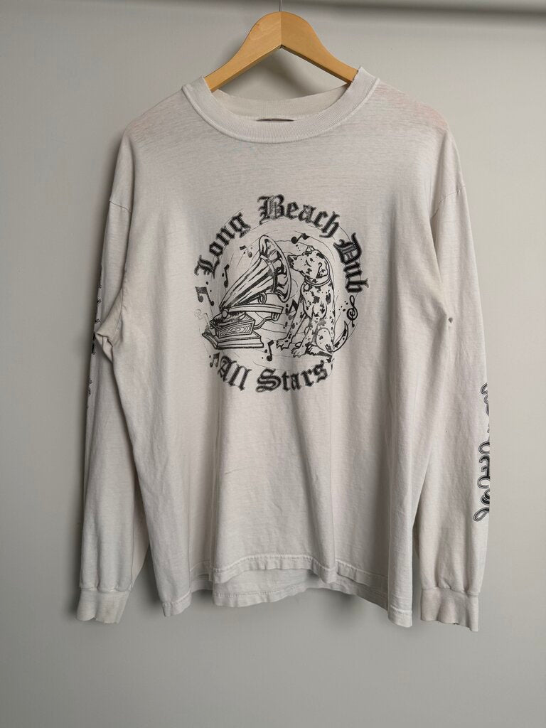 90s Skunk Records Long Beach White L/S size L