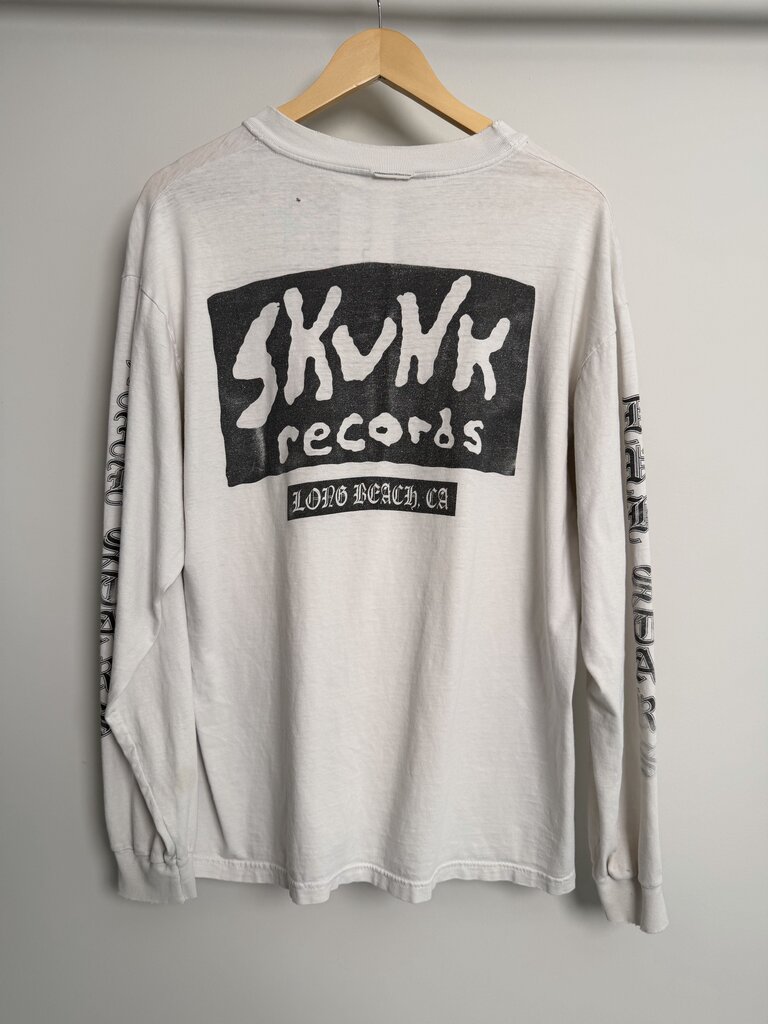 90s Skunk Records Long Beach White L/S size L