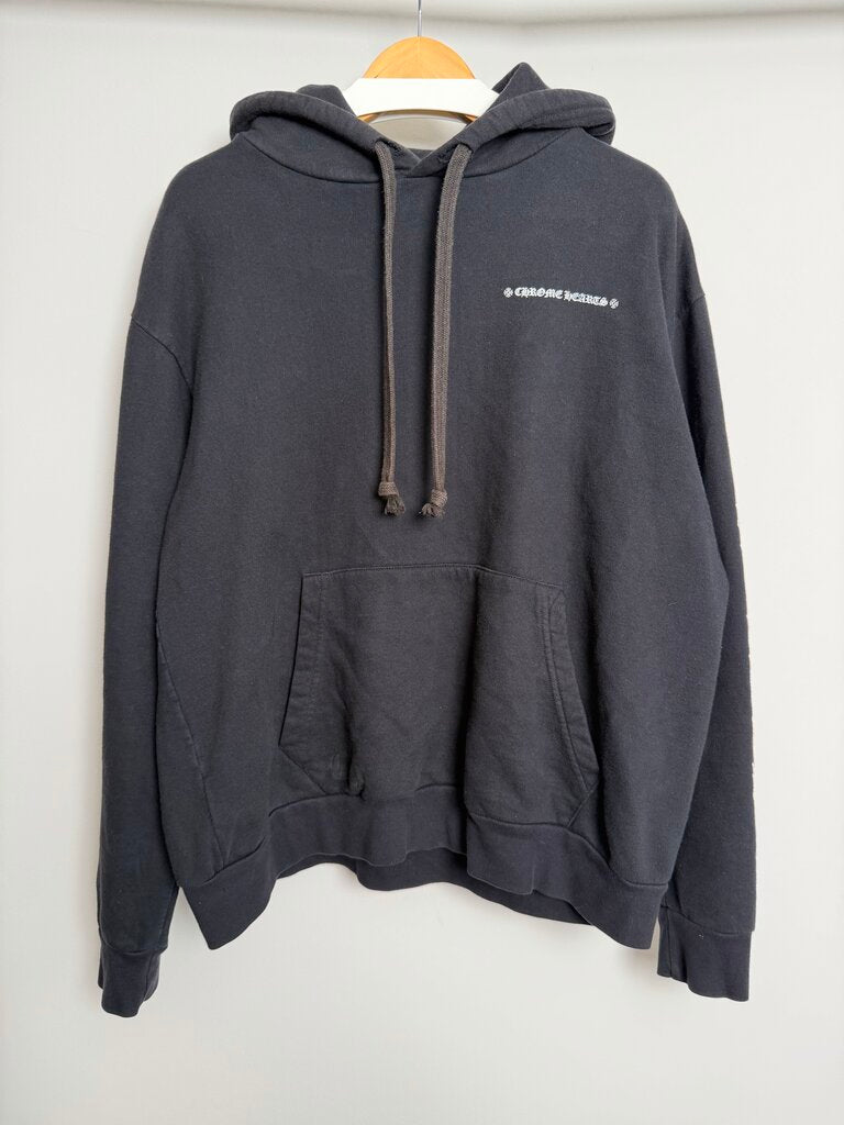Preowned Chrome Hearts Spine Cross Hoodie Size L