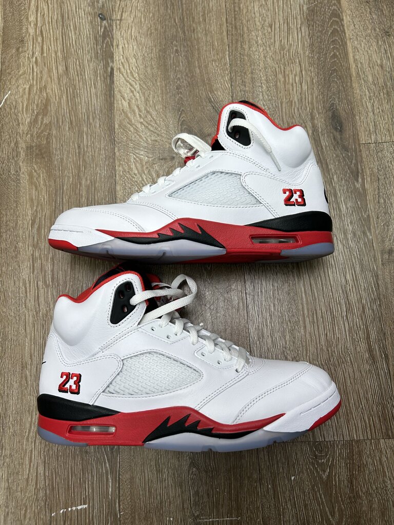 Preowned Jordan 5 Fire Red Sz.10.5