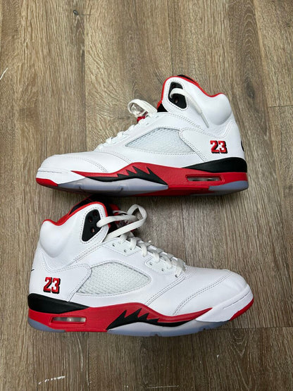 Preowned Jordan 5 Fire Red Sz.10.5