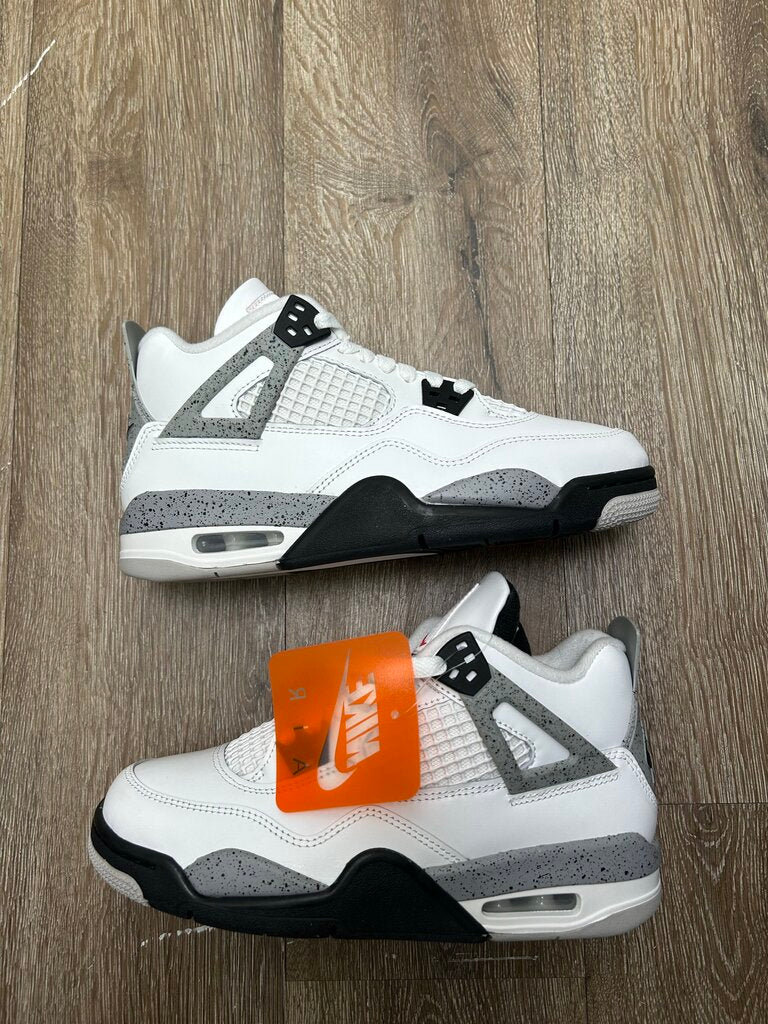 New Jordan 4 White Cement Size 6Y