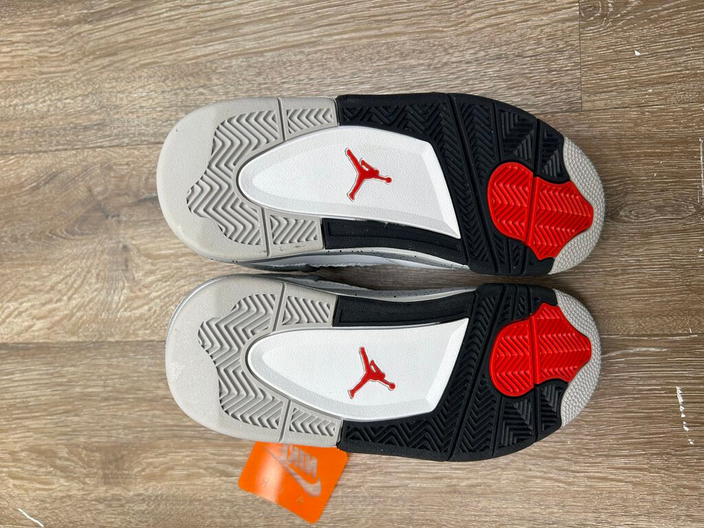 New Jordan 4 White Cement Size 6Y