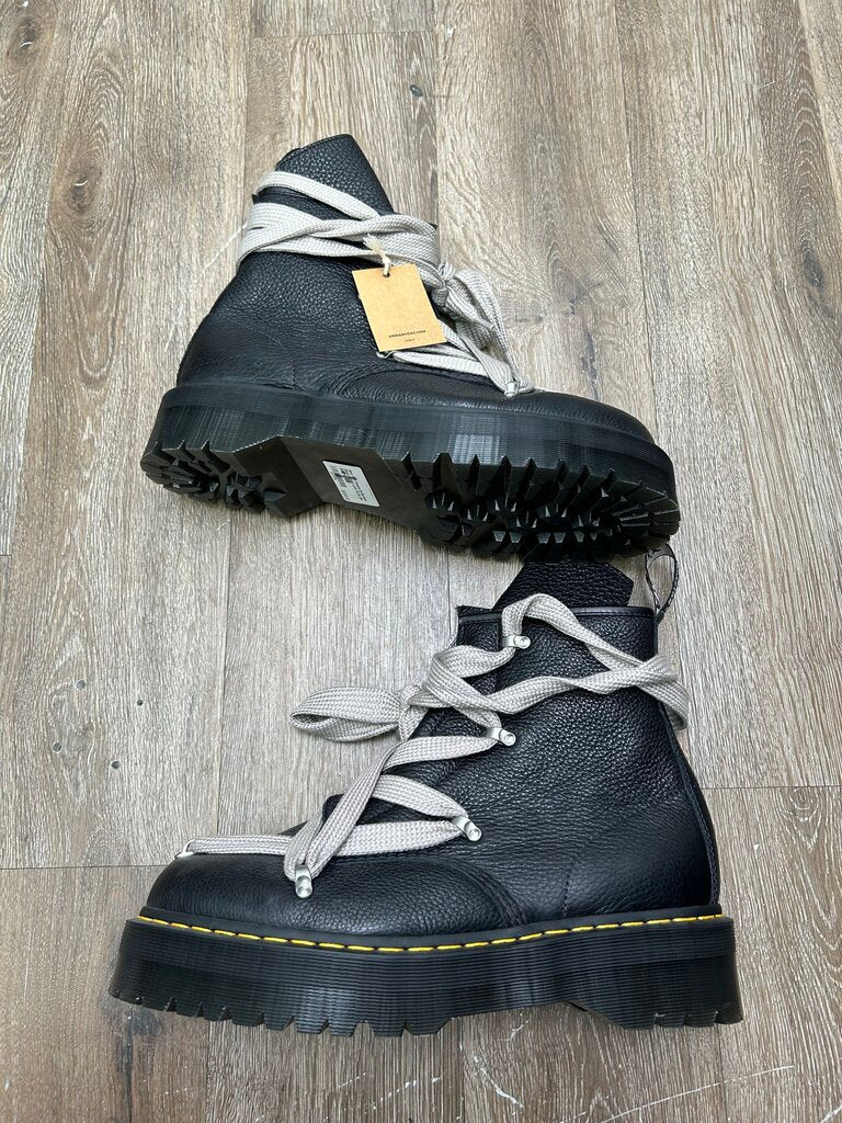 New Rick Owens Dr.Martens Black Jumbo Lace Sz.14 (No Box)