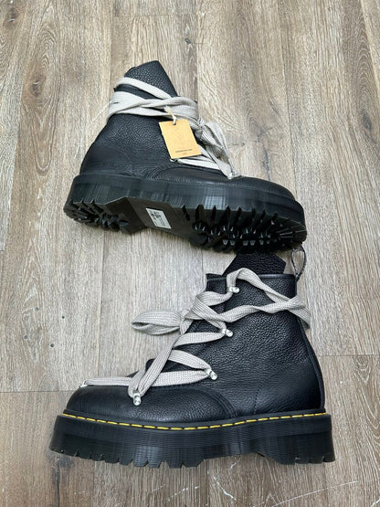 New Rick Owens Dr.Martens Black Jumbo Lace Sz.14 (No Box)