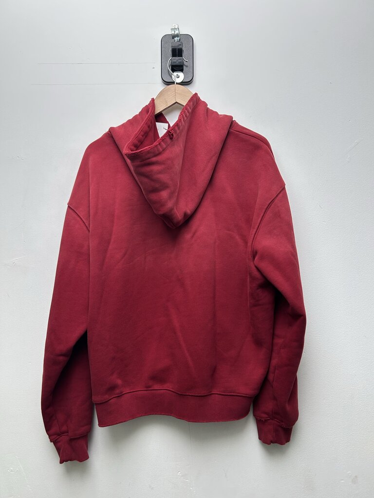Preowned Boredom Kills Red Unplug Hoodie Size Medium