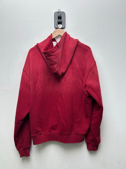 Preowned Boredom Kills Red Unplug Hoodie Size Medium