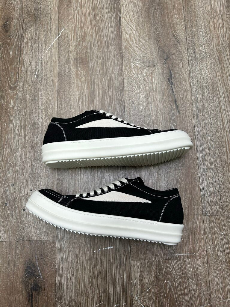 New Rick Owens Vans Low DRKSHDW Black Milk Size 43