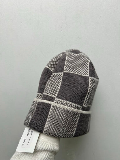 Preowned Louis Vuitton Grey Damier Beanie