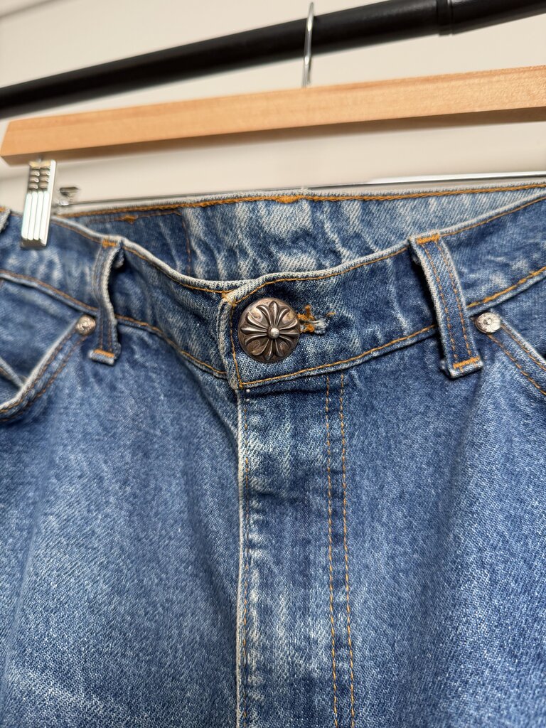 Chrome Hearts 20 Cross Patch Orange Tab Levi's Sz. 36x30