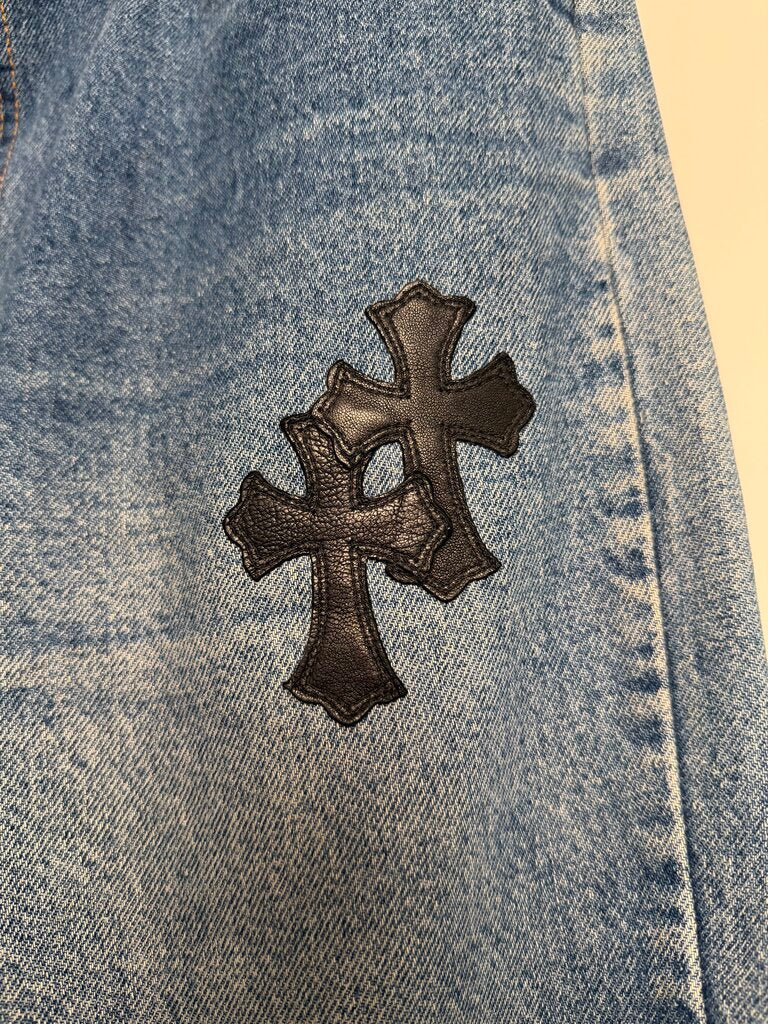 Chrome Hearts 20 Cross Patch Orange Tab Levi's Sz. 36x30