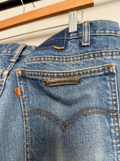 Chrome Hearts 20 Cross Patch Orange Tab Levi's Sz. 33x30