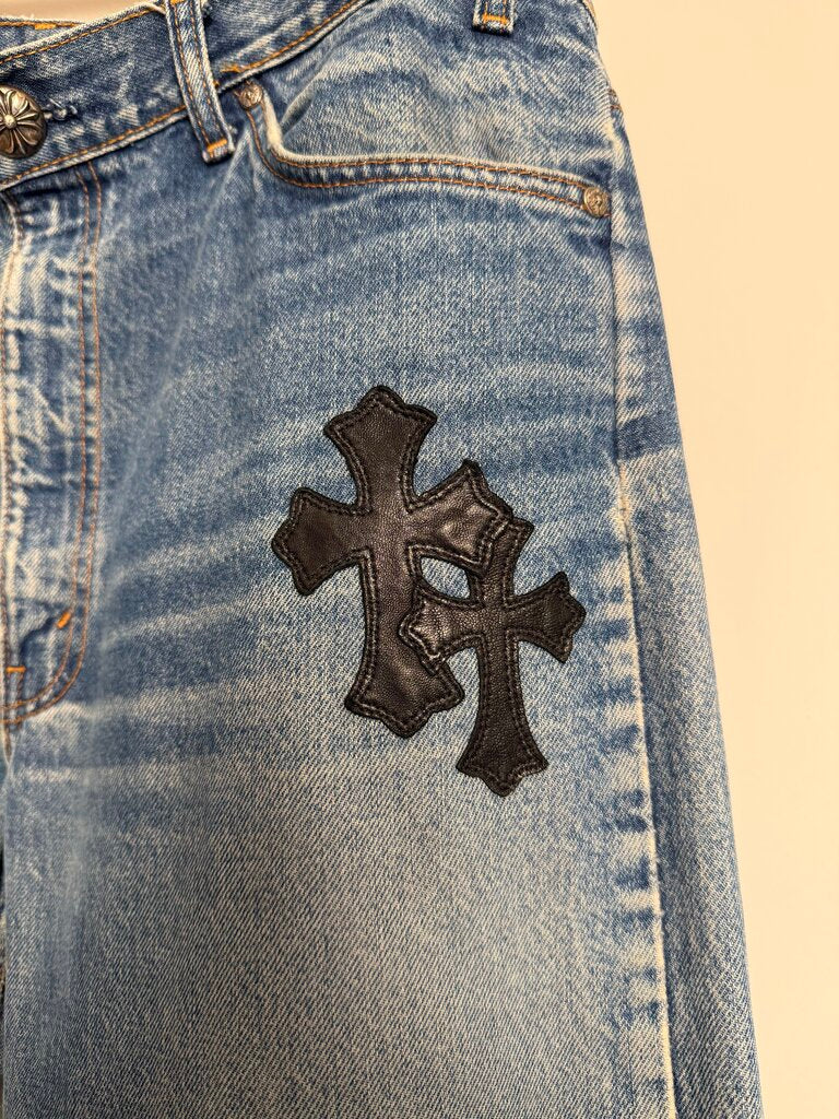 Chrome Hearts 20 Cross Patch Orange Tab Levi's Sz. 33x30
