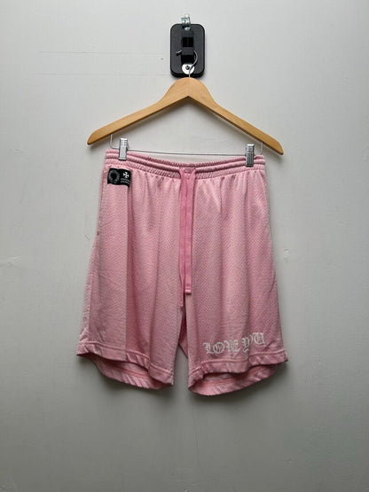 Preowned Chrome Hearts Love You Pink Basketball Shorts sz.M