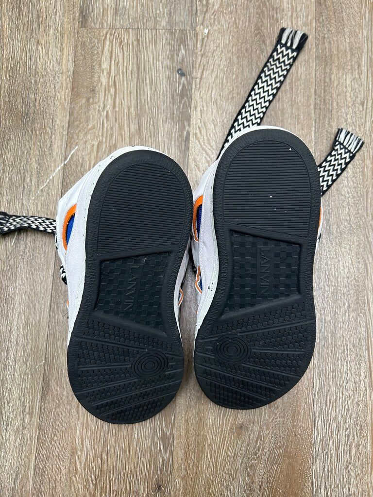 Preowned Lanvin Curb White Blue Orange Sz.41